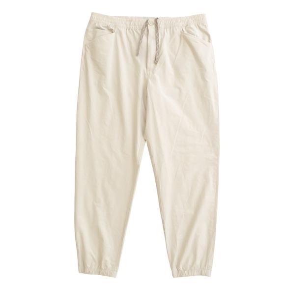Patagonia Mens Nomader Jogger Pants Pelican Beige Elastic Waist Drawstring XXL
